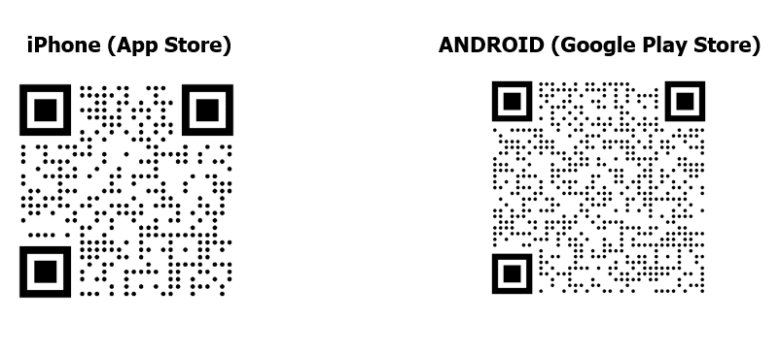 QR-Codes für die App Stores