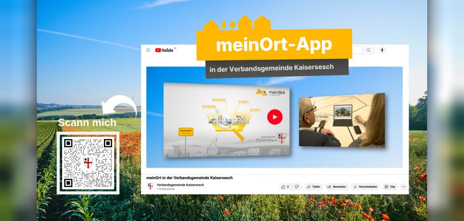 Grafik zum Video der meinOrt-App