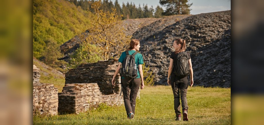 Wanderer im Kaulenbachtal