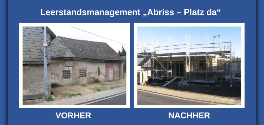 Gebäude - vorher und nachher