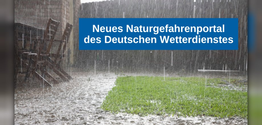 Überschwemmung im Garten