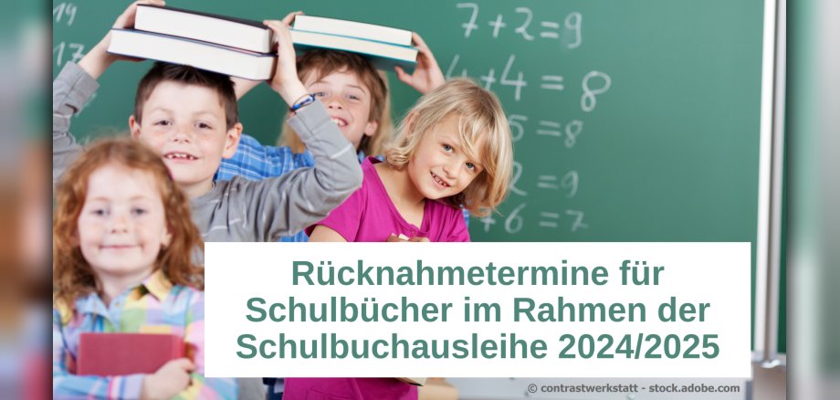 Bild mit Kindern Schulbuchausleihe 2024/2025