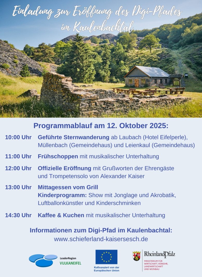 Programm Eröffnung Digi-Pfad