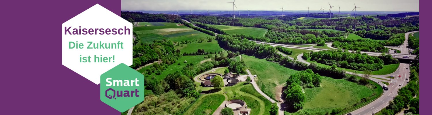Luftbild von Kaisersesch - Autobahn und Kläranlage Luftbild von Kaisersesch - Autobahn und Kläranlage