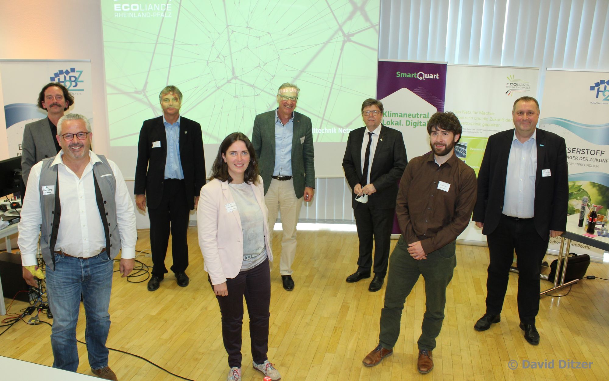 Vertreter von Ecoliance Rheinland-Pfalz und dem H2BZ Netzwerk Rheinland-Pfalz