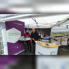 SmartQuart Stand beim Herbstmarkt in Kaisersesch