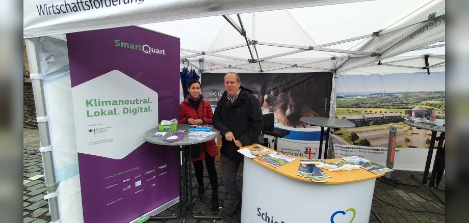 SmartQuart Stand beim Herbstmarkt in Kaisersesch