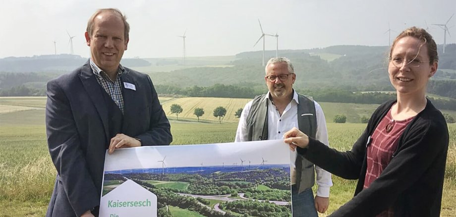 Uwe Diederichs-Seidel, Bürgermeister Albert Jung, Nicole Sesterhenn